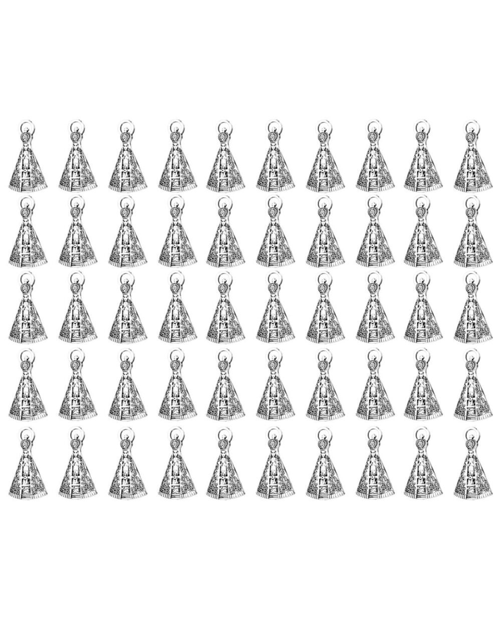 4184 Our Lady of N. Sra. Aparecida/Guadalupe/Jerusalem Cross Charms Small